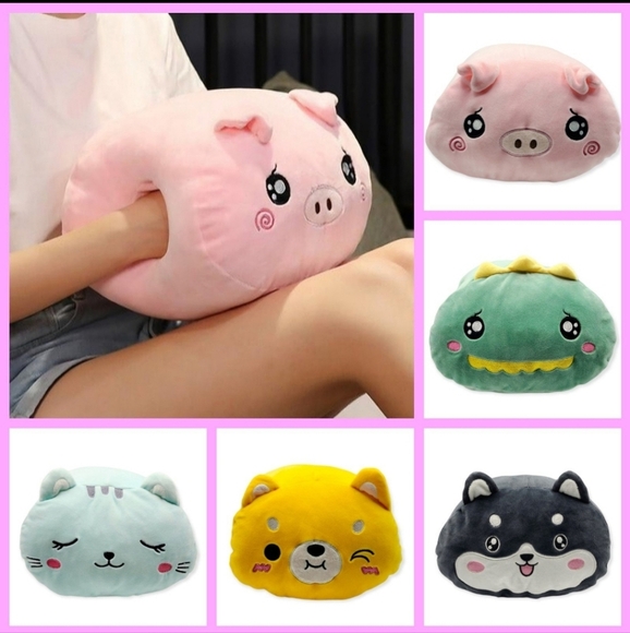Animal Plush Hand Warmer Pillow - Picture 1 of 11
